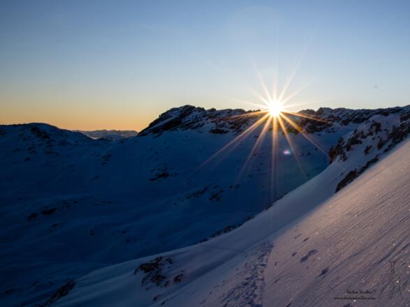Sonnenaufgang an der Buchauer Scharte.