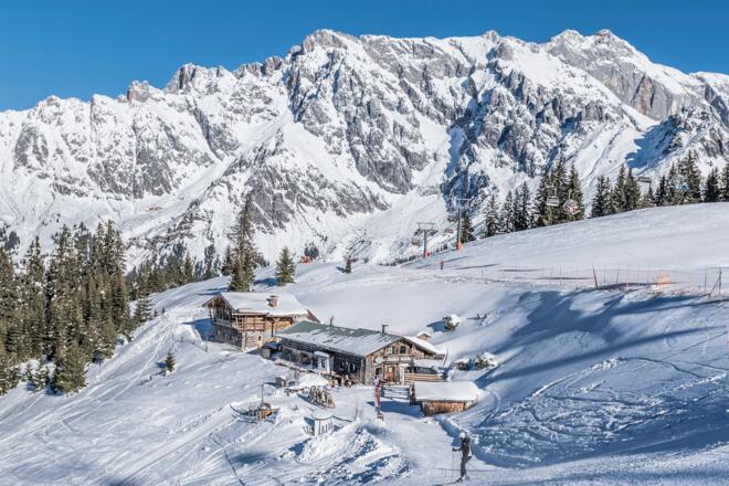 Zachhofalm Winterpanorama