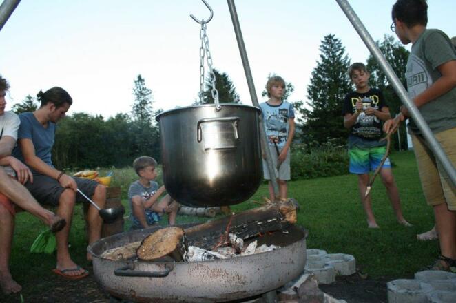 Ein beliebter Treffpunkt: Unser Grillplatz
