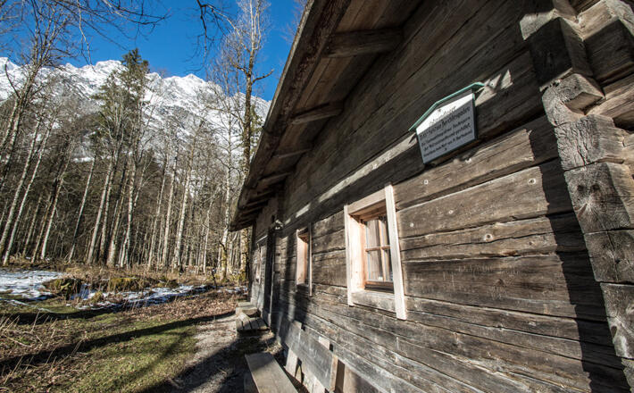 Blick vom Lager zur Watzmann Ostwand