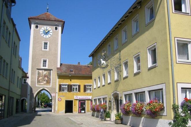 Mittertor in Kelheim - westlicher Torturm der ehemaligen Befestigungsanlage