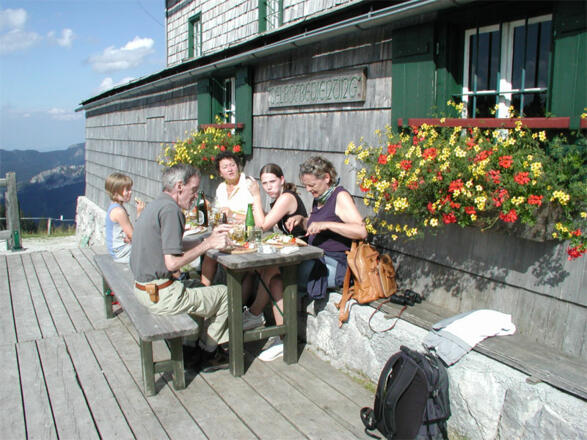Sepp-Huber-Hütte am Kasberg im Bergsteigerdorf Grünau im Almtal