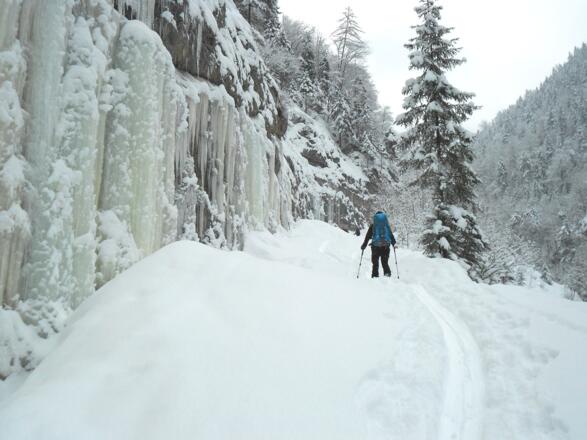 Winterzustieg über die Röthelbachstraße