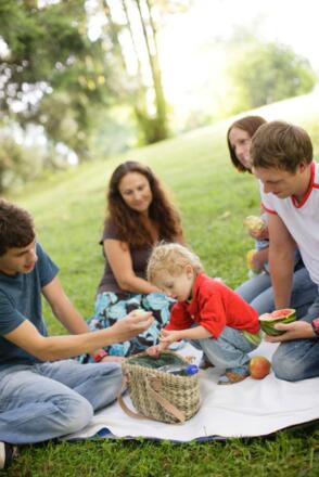 Picknick im Kneipp-Aktiv-Park