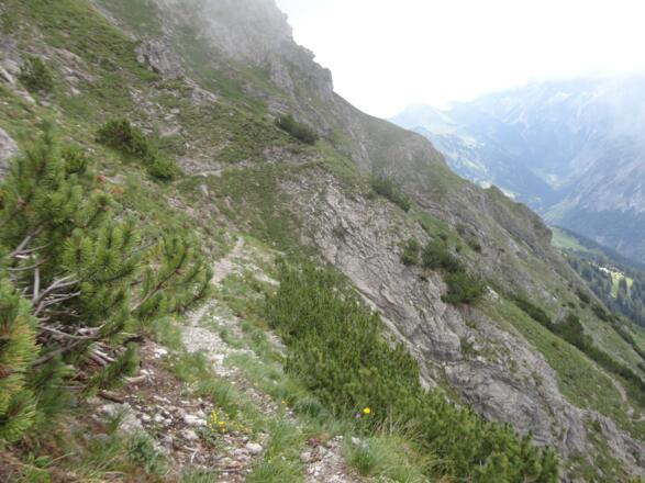 Abstieg von der Hochschere