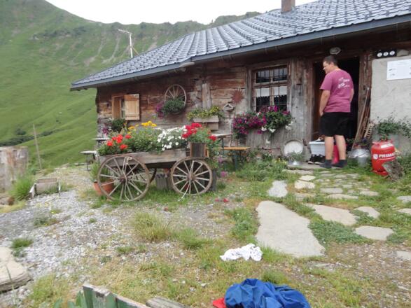 vermutlich ältestes Gebäude im Bereich der Zafernalpe