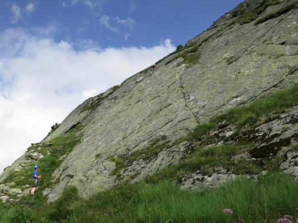 Vorderer Bereich des Klettergartens