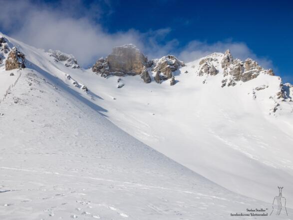 Ober der Mauer und Lämpermahdspitze
