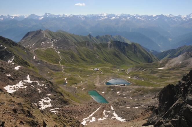 Tiefblick zum Hexensee und Speicherbecken