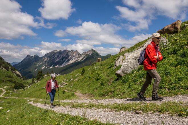 Auf dem Weg von der Oberen Laguzalpe zur Laguzalpe