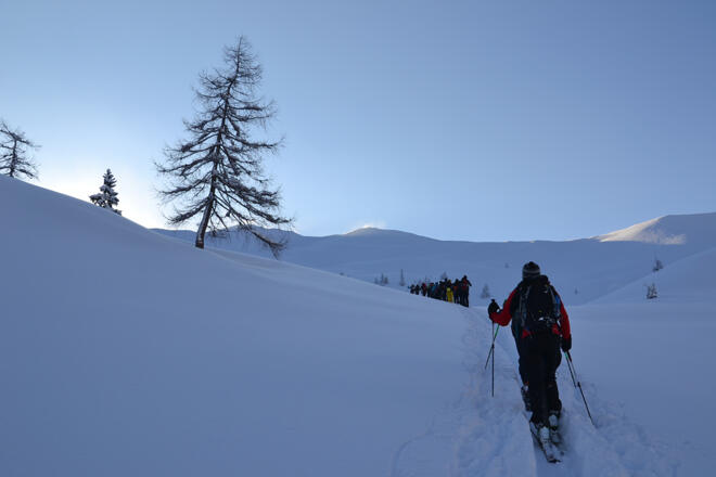 Aufstieg auf das Kreuzeck