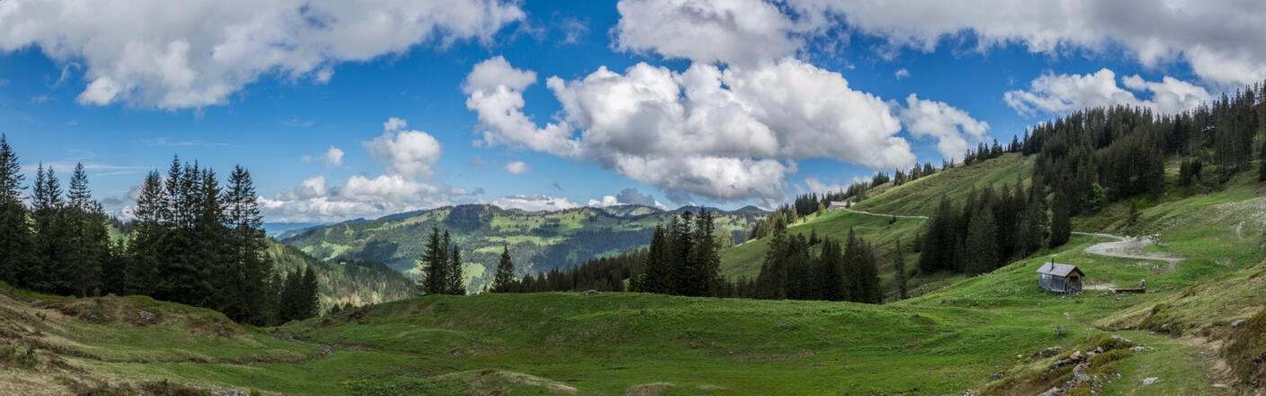 Panoramablick von der Gmeiners Burstalpe