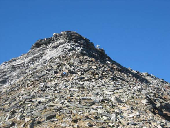 Larmkogel 3017 m - Blick von Larmkogelscharte 