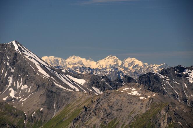 Berninagruppe vom Hexenkopf aus gesehen