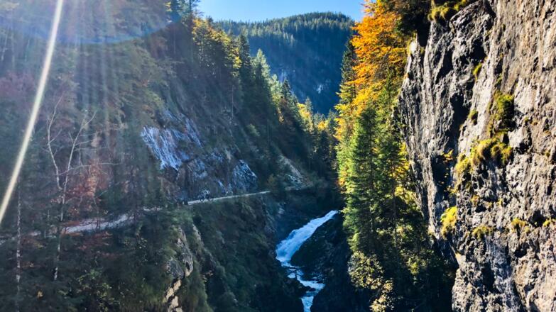 Wasserfall oberhalb von Hallstatt