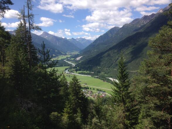 Blick Richtung mittleres Lechtal
