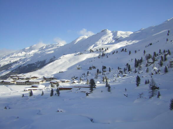 Eiskarspitze aus dem Hochlager