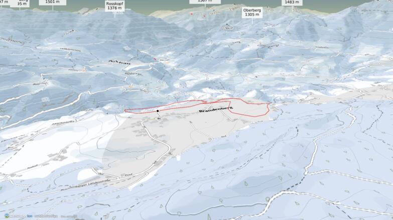 Langlauf-Loipe im Alpbachtal Seenland: Brandenberg Kapfingloipe