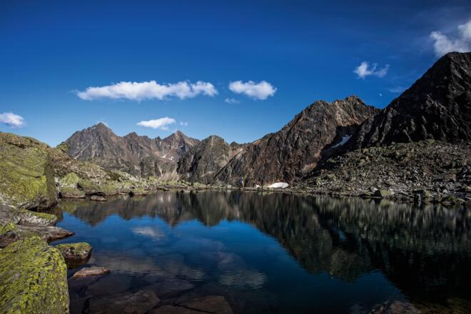 Maningsee oberhalb der alten Bielefelder Hütte