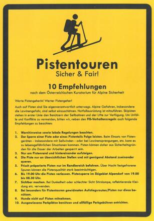 Pistentouren 10 Empfehlungen