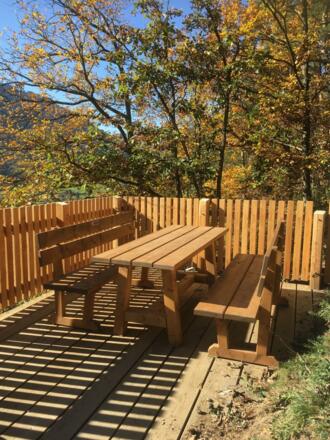 Hexenplatte Sitzgelegenheiten