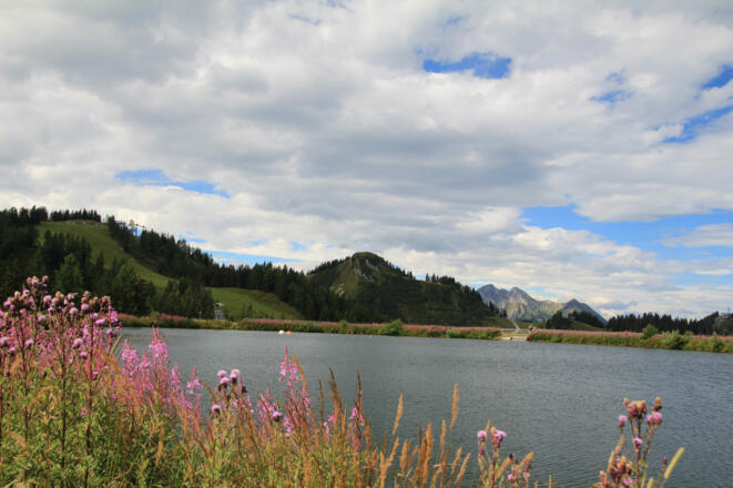 Blick vom Grafenberg auf den Sonntagskogel