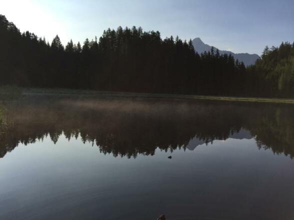 Spiegelung des Acherkogel im Brandsee