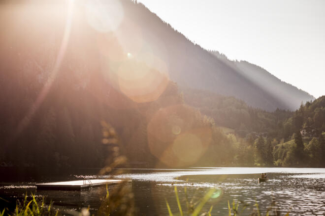 Piburger See Abendstimmung