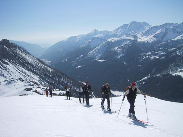 Anstieg im Zinnerkar