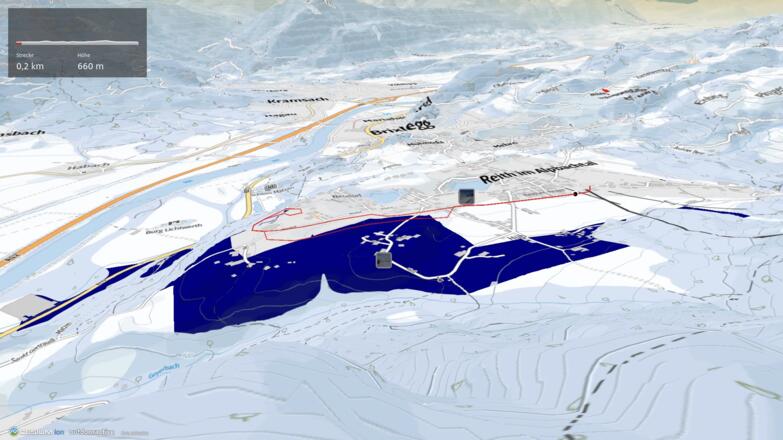 Langlauf-Loipe im Alpbachtal Seenland: Ortsloipe Reith im Alpbachtal