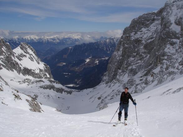 Kurz vor Erreichen der Sigistalhöhe.