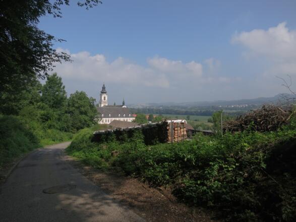 Blick auf Stift Wilhering