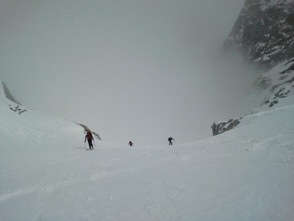 Beim Erreichen der Sigistalhöhe