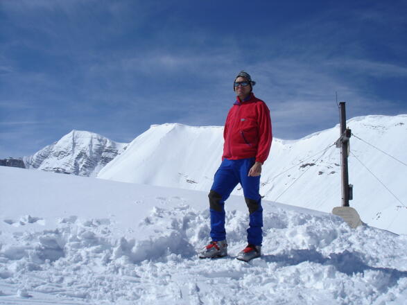 Gipfel mit Gedenktafel