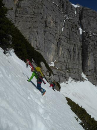 Querung zur Abseilstelle