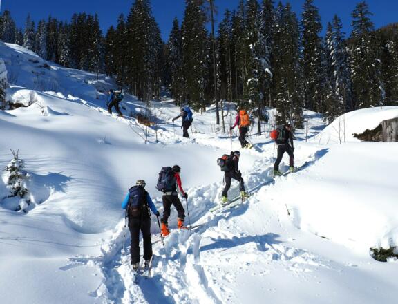 Straßenabkürzung ca. 1345m auf 1415m