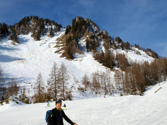 Wurzerkampl vom Pistenanstieg