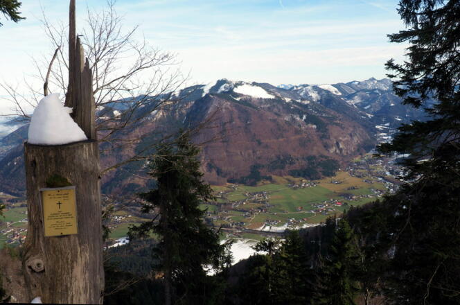 Talblick vom Schlussanstieg von 1270m-1395m