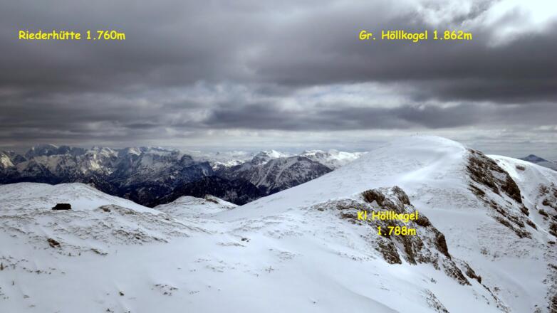 Blick vom Hochhirn 1821m in&#039;s Tote Gebirge