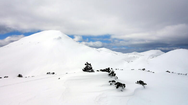 Hochhirn, Anstieg erfolgt von rechts