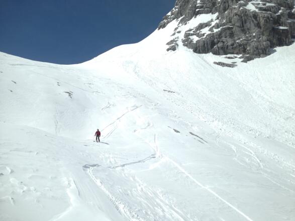 Abfahrt vom Schermberg