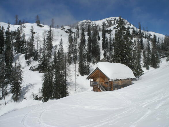 Almhütte im Bärkogelgraben
