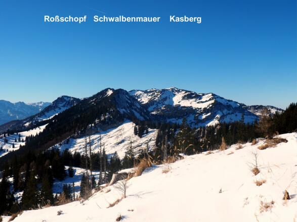 Jausenkogel Ostgipfel ~1505m mit Kasbergmassiv