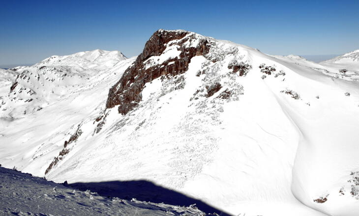 Kleiner Höllkogel 1788m vom Großen gesehen