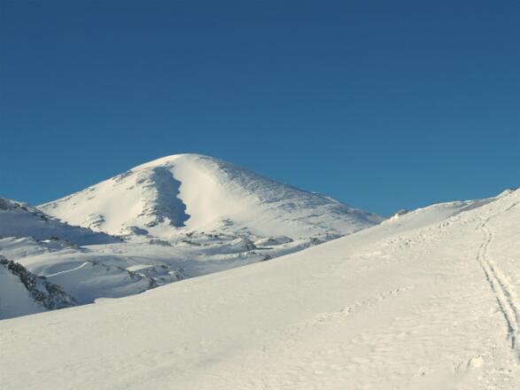 Großer Höllkogel 1862m beim Anstieg vor der Höllgrube