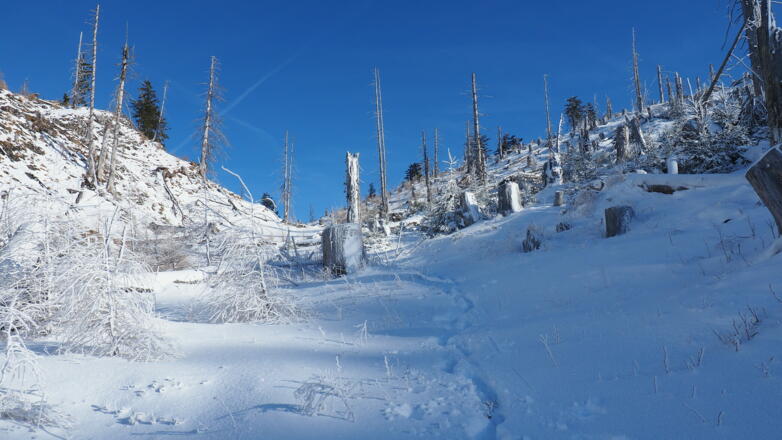 breite Rinne, um 1510m links ab