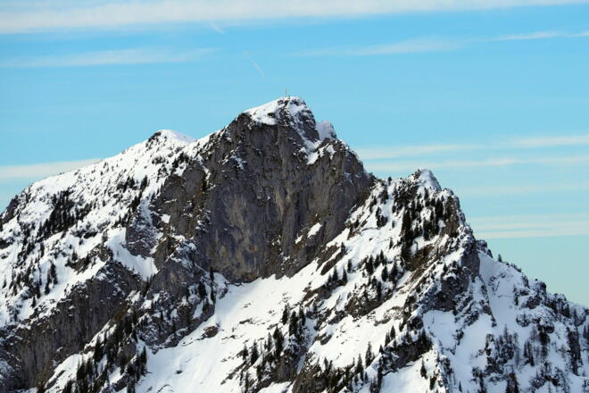 Traunstein vom Gipfelkreuz