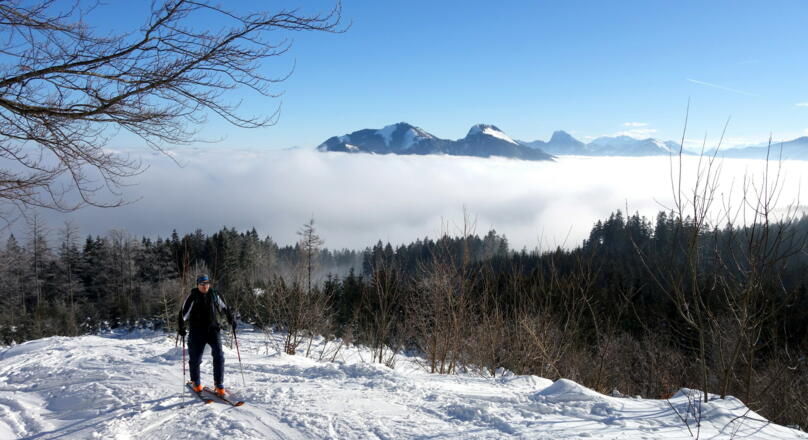 Anstieg um 1100m mit Hochsalm und Windhagkogel