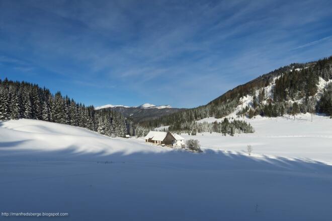Die Egglalm von weiter oben