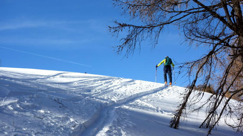Ausstieg 1480m zum breiten Kamm